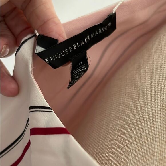 White House Black Market reversible Striped Camisole in Striped /Light Pink - Picture 2 of 5